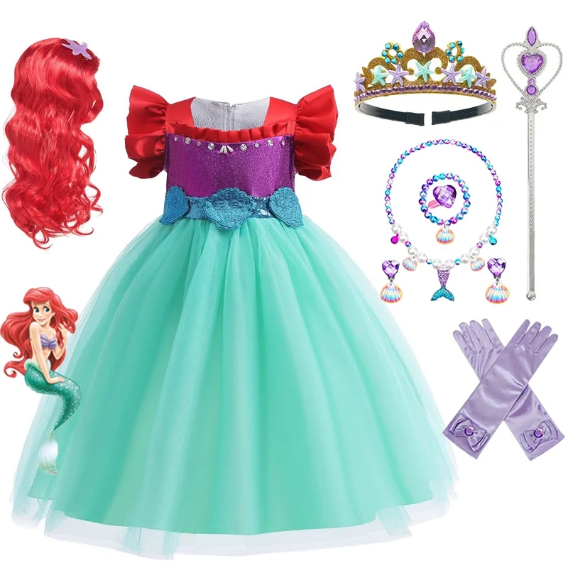 Princess The Little Mermaid Ariel Dresses for Girls Birthday Party Carnival Kids Cosplay Mermaid Costumes
Princess The Little Mermaid Ariel Dresses for Girls Birthday Party Carnival Kids Cosplay Mermaid Costumes