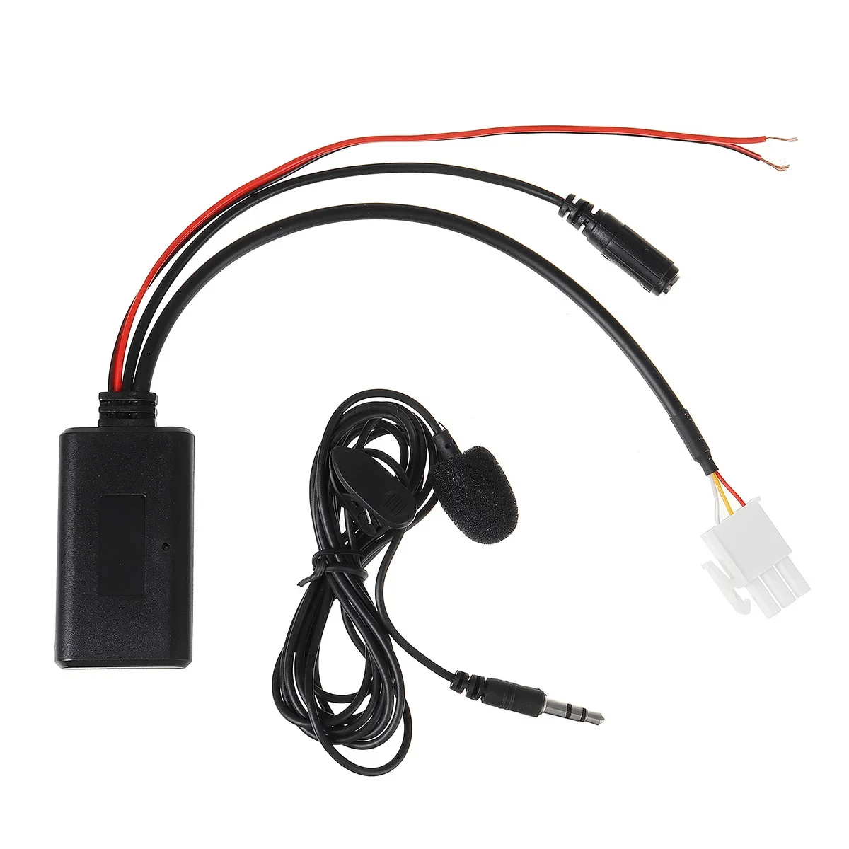 

Motorcycle 3Pin AUX Audio Cable Adapter with Mic Audio Receiver For Honda GL1800 Goldwing