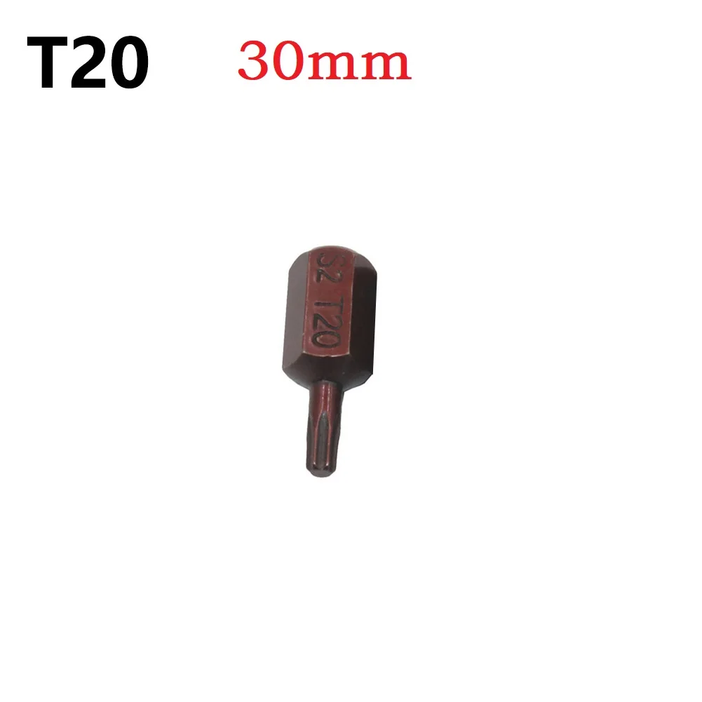 

1 PC Torx Star Screwdriver Bits 30mm & 75mm Hex Shank T20/T25/T30/T40/T45/T50/T55 For Impact Screwdriver Professional Hand Tools