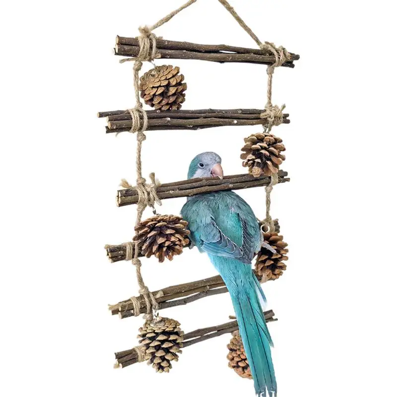 

Parakeet Swing Bird Toy Effortless convenient Parrot Climbing Ladder unique hassle free Chew Toy for Lovebirds and Cockatiels