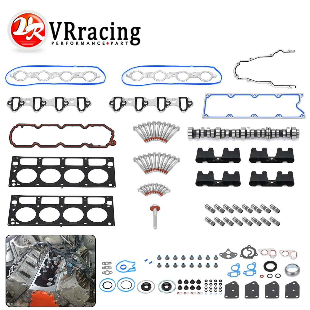 AFM DOD Camshaft Gasket Set Bolts Lifters For 2007-2013 Chevy Silverado GMC 5.3L Gen IV Truck/SUV Engines 12689035 12595365
AFM DOD Camshaft Gasket Set Bolts Lifters For 2007-2013 Chevy Silverado GMC 5.3L Gen IV Truck/SUV Engines 12689035 12595365