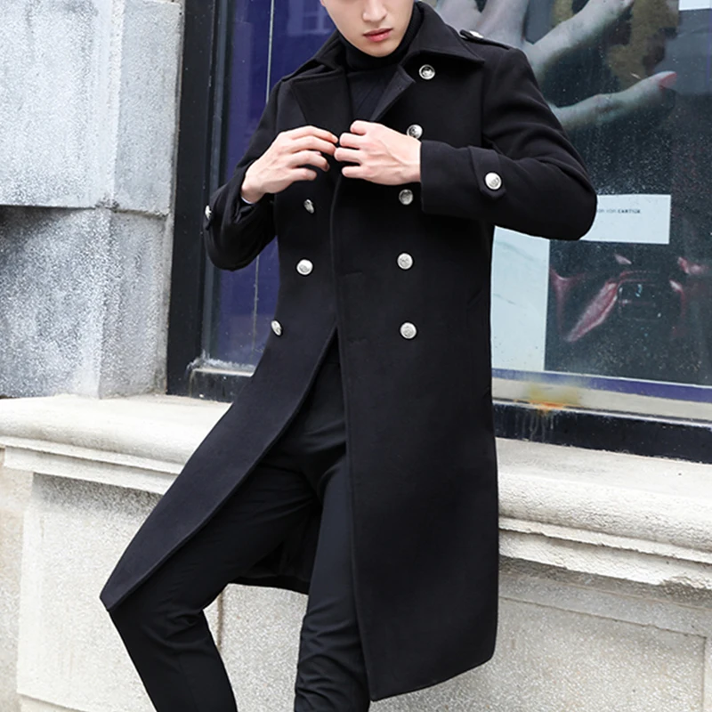 New Arrival Fashion Large Autumn Winter Men Long Windbreaker Youth Woolen Coat Thick Casual Plus Size M L XL 2XL 3XL 4XL
New Arrival Fashion Large Autumn Winter Men Long Windbreaker Youth Woolen Coat Thick Casual Plus Size M L XL 2XL 3XL 4XL