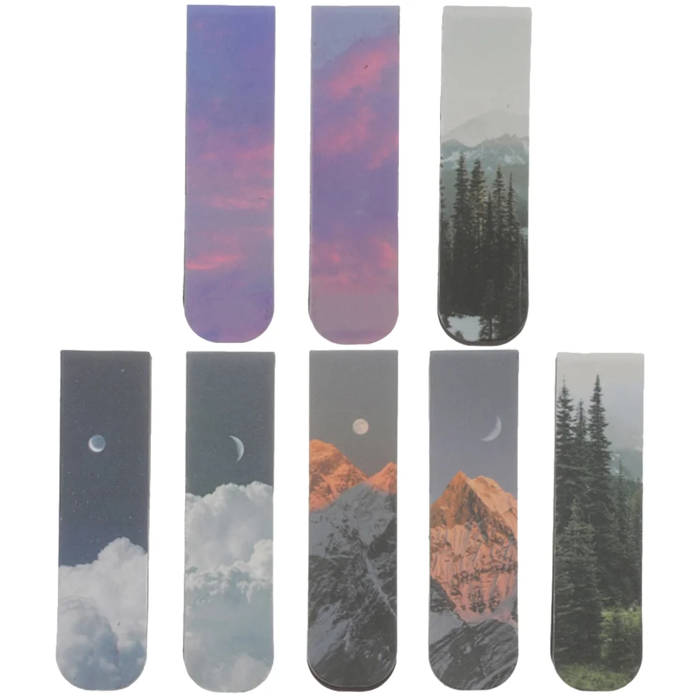 8 Pcs Landscape Magnetic Bookmark Magnetic Labels Page Clips Labels for Kids Delicate Scenery Student
8 Pcs Landscape Magnetic Bookmark Magnetic Labels Page Clips Labels for Kids Delicate Scenery Student