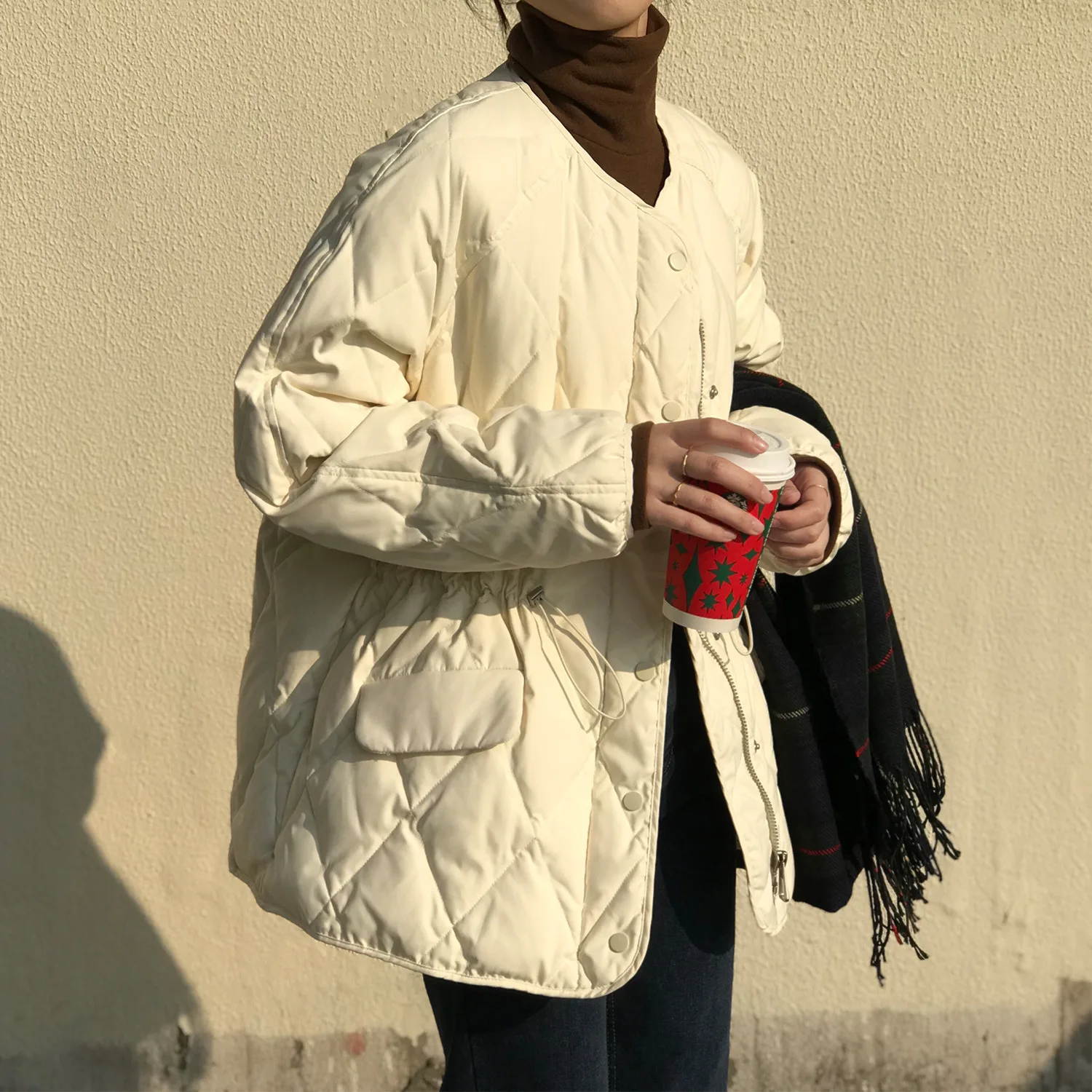 Ringer Cotton Jacket Female 2022 Winter New Collarless Loose Waist Warm Cotton Jacket Women's Clothing
Ringer Cotton Jacket Female 2022 Winter New Collarless Loose Waist Warm Cotton Jacket Women's Clothing