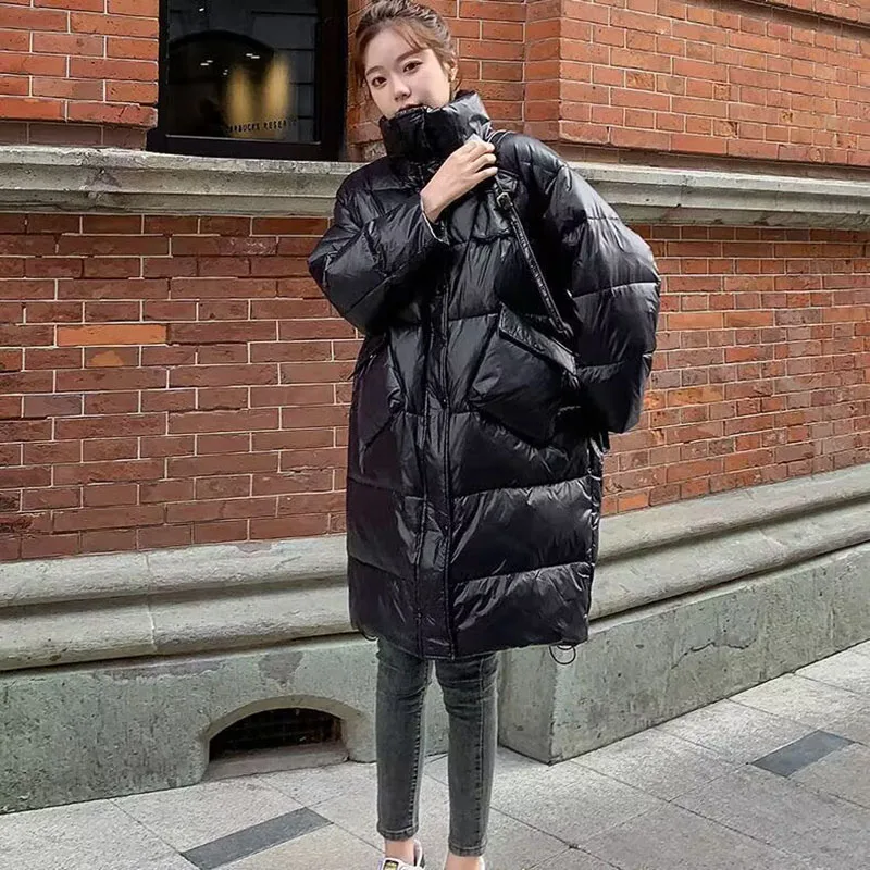 Down Jacket Women's Mid Length 2023 New Winter Loose Fashion Warm Thick Female Coat Outerwear
Down Jacket Women's Mid Length 2023 New Winter Loose Fashion Warm Thick Female Coat Outerwear