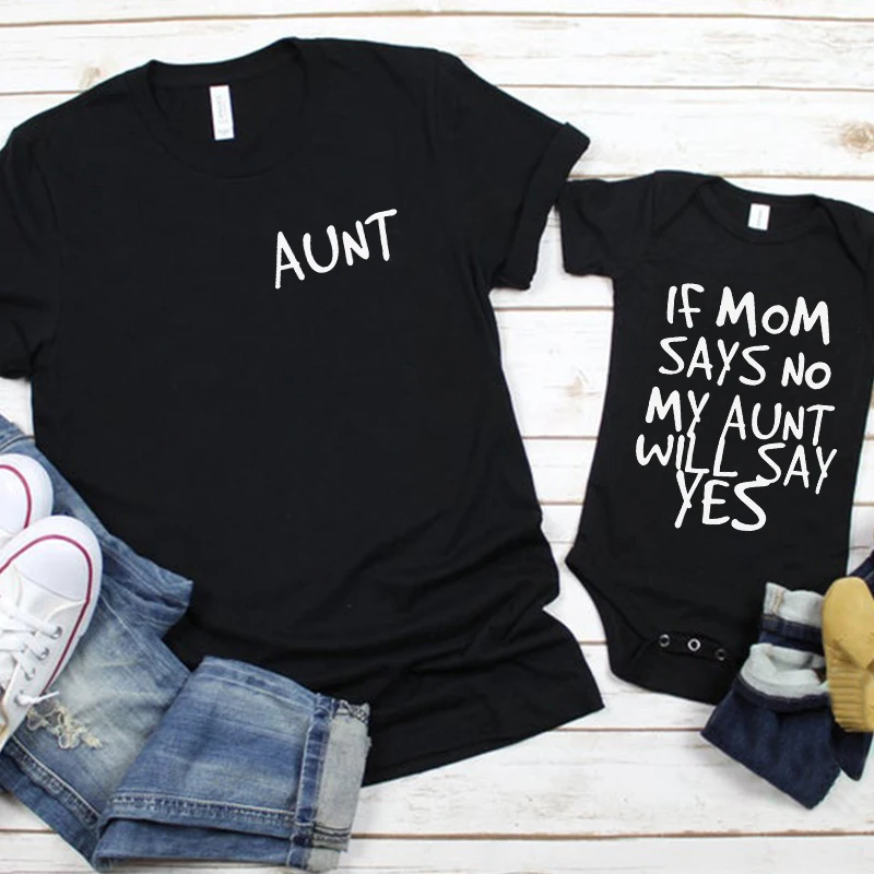 If Mom Says No My Aunt Will Say Yes Shirt Matching Outfits Fashion Family Clothing Sets Big Sister Baby Girl Clothes 2022 M
If Mom Says No My Aunt Will Say Yes Shirt Matching Outfits Fashion Family Clothing Sets Big Sister Baby Girl Clothes 2022 M