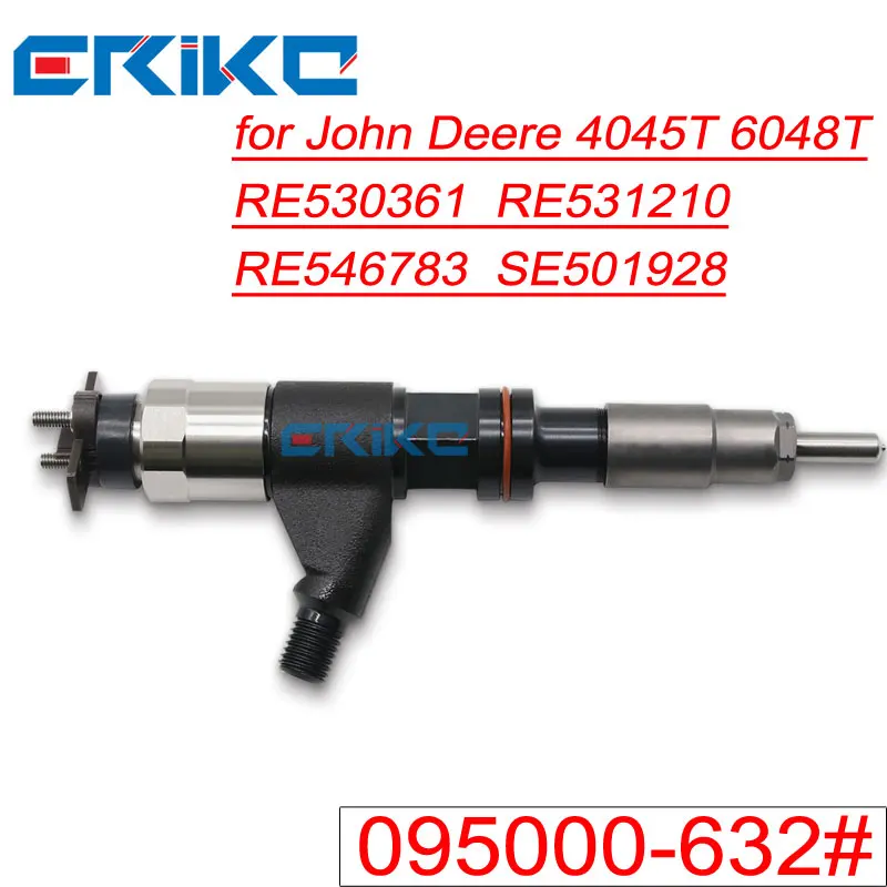095000-6320 Common Rail Fuel Injector 095000-6321 for Denso John Deere 4045T 6048T RE530361 RE531210 RE546783 SE501928 DZ100211
095000-6320 Common Rail Fuel Injector 095000-6321 for Denso John Deere 4045T 6048T RE530361 RE531210 RE546783 SE501928 DZ100211