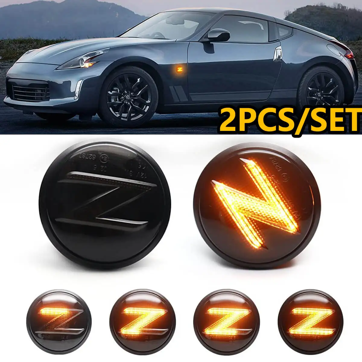 For Nissan 370z Coupe Nismo Z34 2009-2020 Canbus Dynamic LED Side Marker Light Car Turn Signal Sequential Blinker Lamps 2Pcs/set
For Nissan 370z Coupe Nismo Z34 2009-2020 Canbus Dynamic LED Side Marker Light Car Turn Signal Sequential Blinker Lamps 2Pcs/set