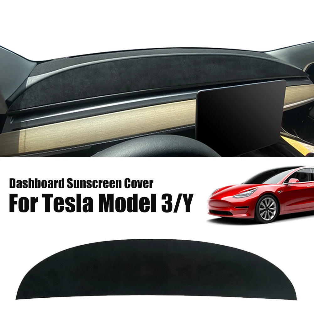 Замшевый коврик для приборной панели автомобиля Tesla Model 3 Y 2017- 2023, кожаный коврик для приборной панели, противоскользящий пылезащитный чехол, аксессуары
Замшевый коврик для приборной панели автомобиля Tesla Model 3 Y 2017- 2023, кожаный коврик для приборной панели, противоскользящий пылезащитный чехол, аксессуары