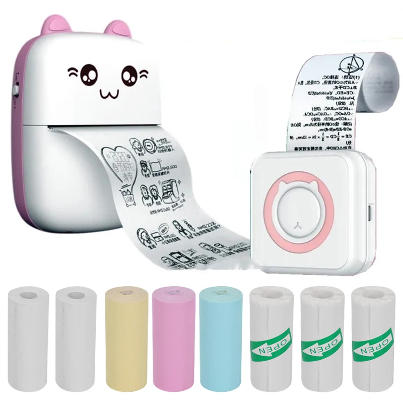 Thermal Label Printing Paper Portable Wireless Wrong Question Photo Printer Replacement Refill Adhesive Printing Paper
Thermal Label Printing Paper Portable Wireless Wrong Question Photo Printer Replacement Refill Adhesive Printing Paper