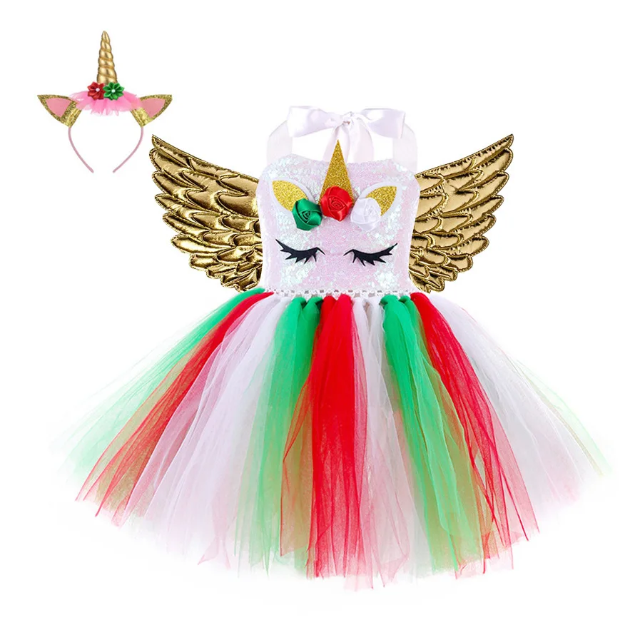 Unicorn TuTu Dress Sequin Dress, Suit For Christmas children's Party Costume Dress Kids New Year Outfit
Unicorn TuTu Dress Sequin Dress, Suit For Christmas children's Party Costume Dress Kids New Year Outfit
