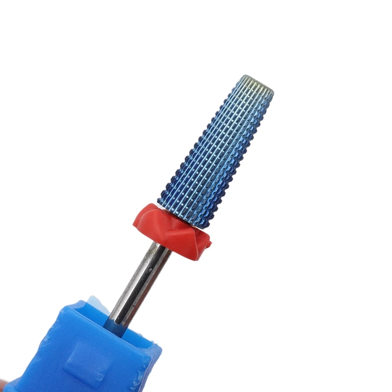 Long Nami Blue carbide tungsten 5 in 1 nail drill bit Two-way Tungsten Carbide Nail Drill Bit Barrel Cuticle Burr Bits
Long Nami Blue carbide tungsten 5 in 1 nail drill bit Two-way Tungsten Carbide Nail Drill Bit Barrel Cuticle Burr Bits