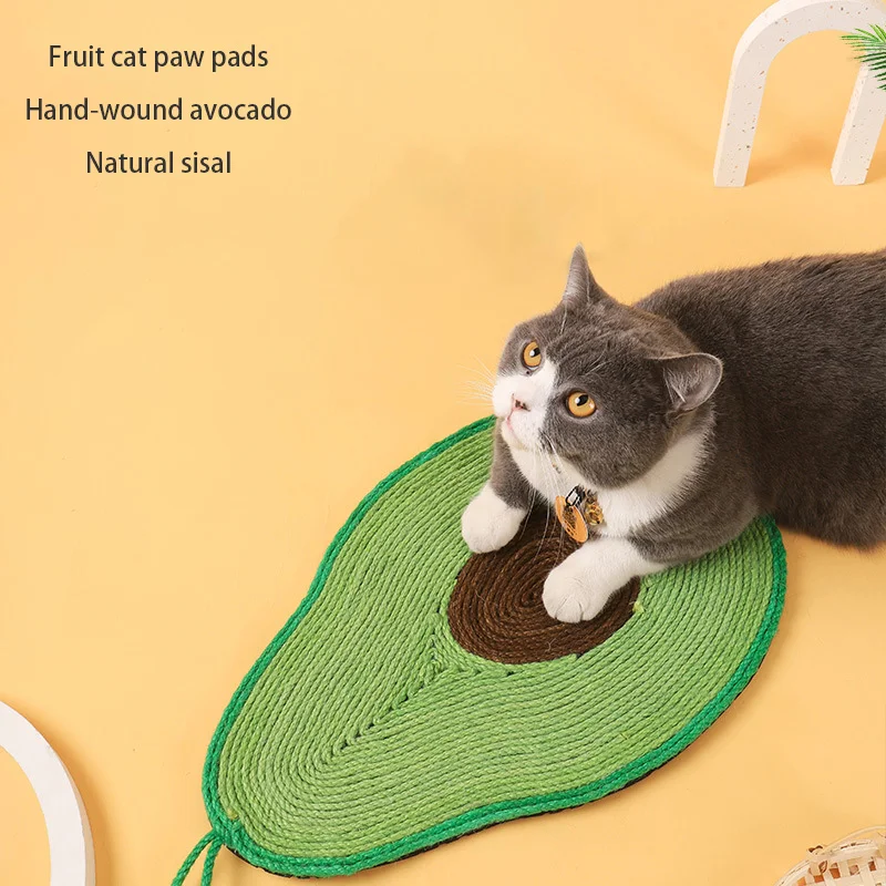 Cat Scratcher sisal Sofa protector Fruit paw pad Scratcher wall furniture for cat Avocado grab plate wear-resistant claw device
Cat Scratcher sisal Sofa protector Fruit paw pad Scratcher wall furniture for cat Avocado grab plate wear-resistant claw device