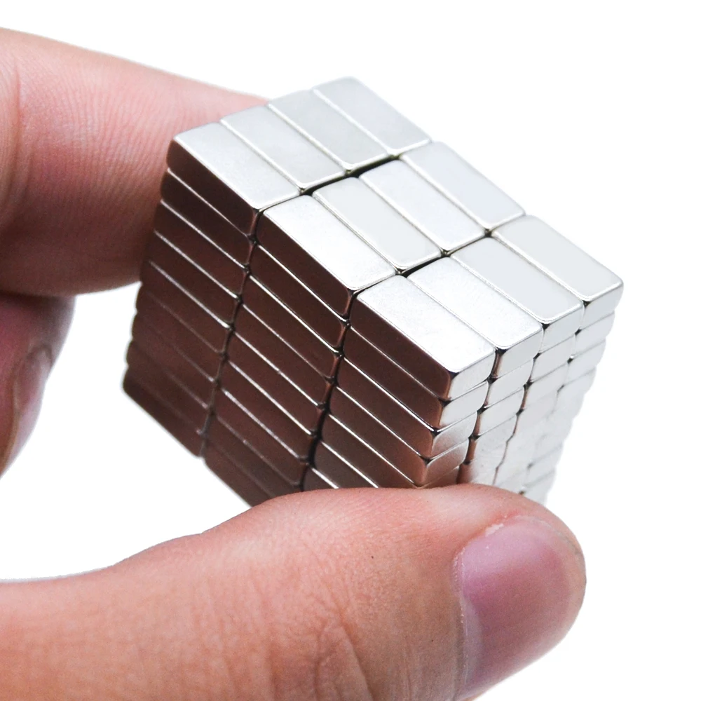 

Super Strong Rectangular Square Magnets Rare Earth Neodymium Iron Boron Permanent Magnetic Block Magnet N35 10x5x1 10x5x2 10x5x3
