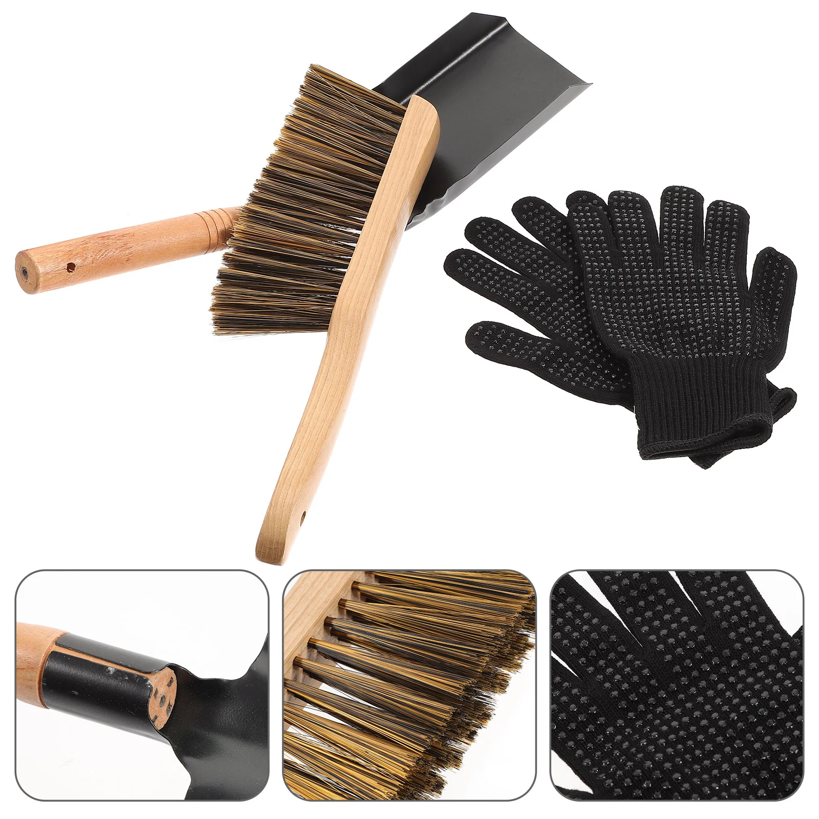 Shovel Welding Gloves Hearth Brush Set Fireplace Cleaning Brush Stove Coals Shovel Hearth Cleaning Kit Grill BBQ Glove
Shovel Welding Gloves Hearth Brush Set Fireplace Cleaning Brush Stove Coals Shovel Hearth Cleaning Kit Grill BBQ Glove
