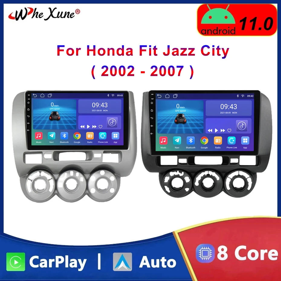 9" 4G Carplay DSP 2Din Android 12 Car Radio Multimidia Video Player GPS Navigation For Honda Fit Jazz City 2002 - 2007 Head Unit
9" 4G Carplay DSP 2Din Android 12 Car Radio Multimidia Video Player GPS Navigation For Honda Fit Jazz City 2002 - 2007 Head Unit