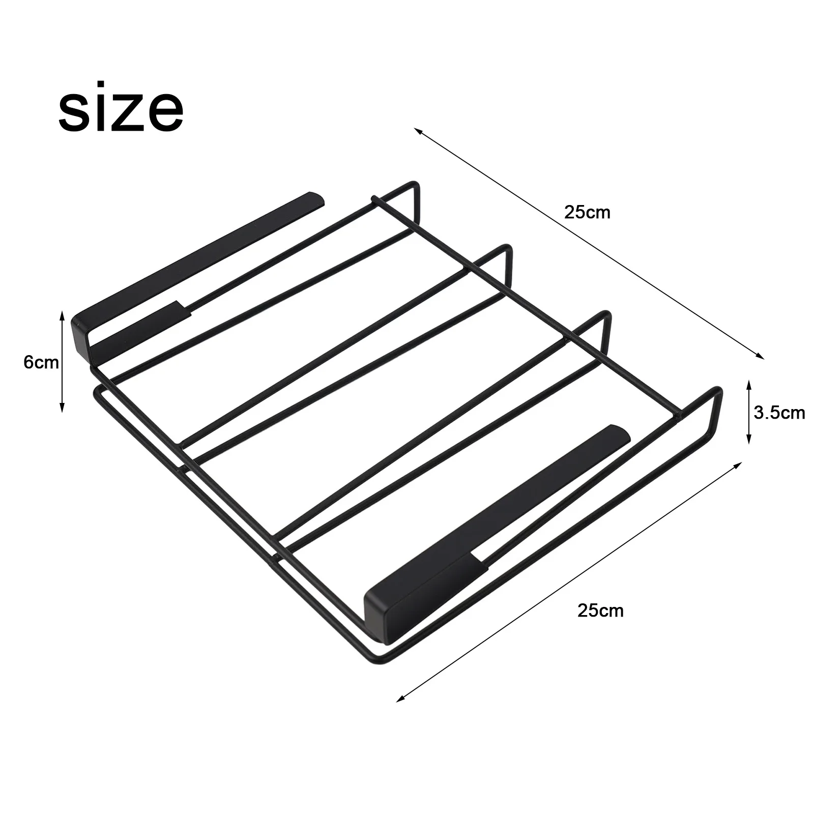 Kitchen Hanging Organizer Rack With Hooks Under Cupboard Paper Towel Rags Hanger Cutting Board Pot Cover Holder Storage Shelf
Kitchen Hanging Organizer Rack With Hooks Under Cupboard Paper Towel Rags Hanger Cutting Board Pot Cover Holder Storage Shelf
