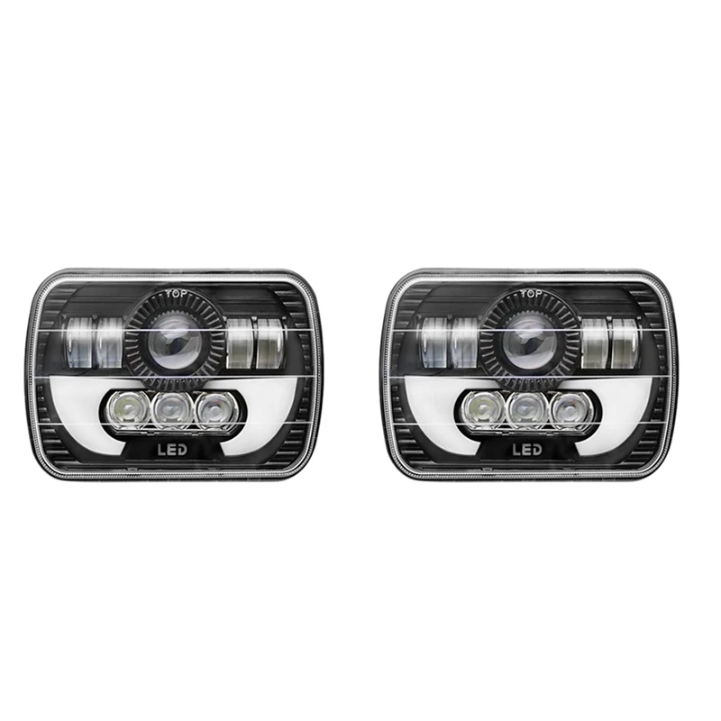 2Pcs 7 Inch Square Daytime Running Light Car Motorcycle Front Headlight DRL High Low Beam Flood Spotlights
2Pcs 7 Inch Square Daytime Running Light Car Motorcycle Front Headlight DRL High Low Beam Flood Spotlights