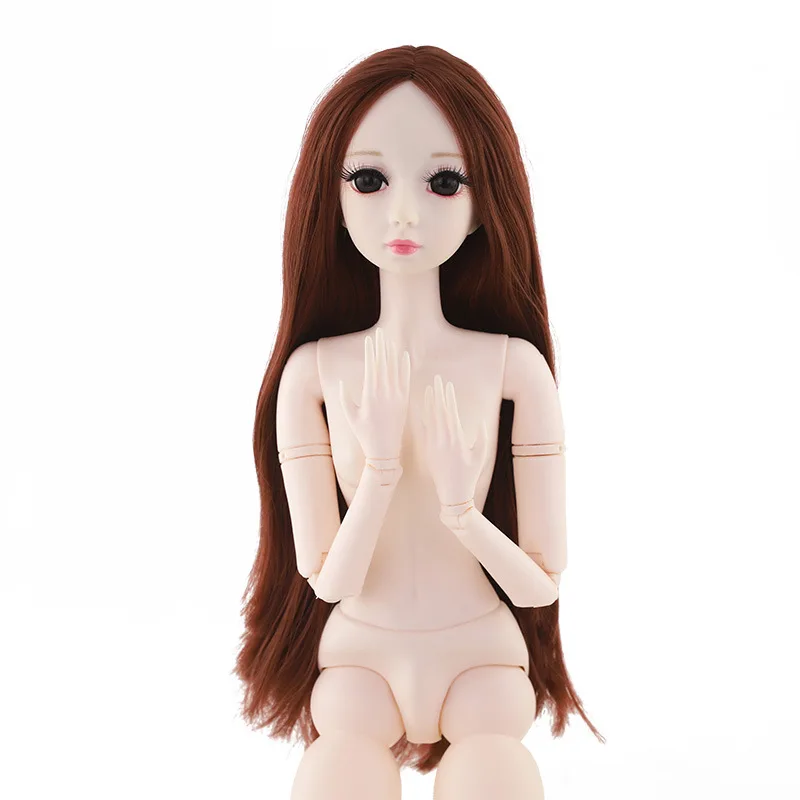 60CM Naked Doll White Muscle Element Body 22 Joints Makeup Material Girls' Toys
60CM Naked Doll White Muscle Element Body 22 Joints Makeup Material Girls' Toys