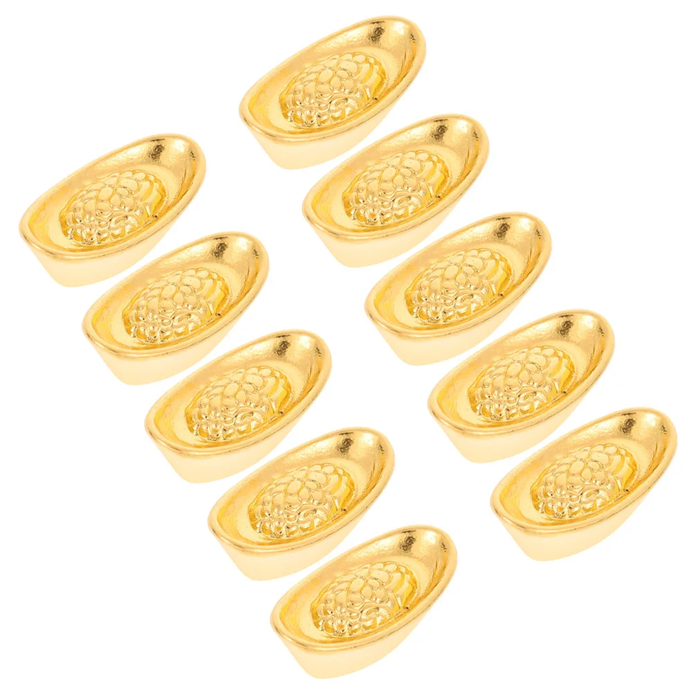 10 Pcs Ingot Model Mini Decoration Scene Layout Props Copper Coins Realistic Alloy Decorative Craft Ornaments
10 Pcs Ingot Model Mini Decoration Scene Layout Props Copper Coins Realistic Alloy Decorative Craft Ornaments
