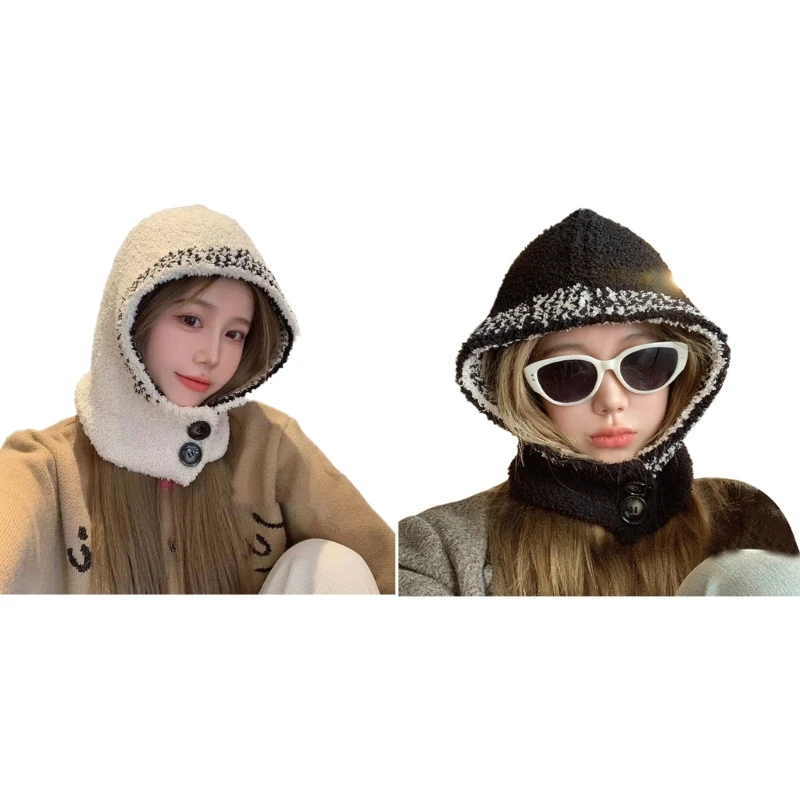 Y166 Зимняя вязаная шапка-балаклава ветрозащитная меховая шапка-шарф с ушками и шеей термолыжная шапка 
Y166 Зимняя вязаная шапка-балаклава ветрозащитная меховая шапка-шарф с ушками и шеей термолыжная шапка