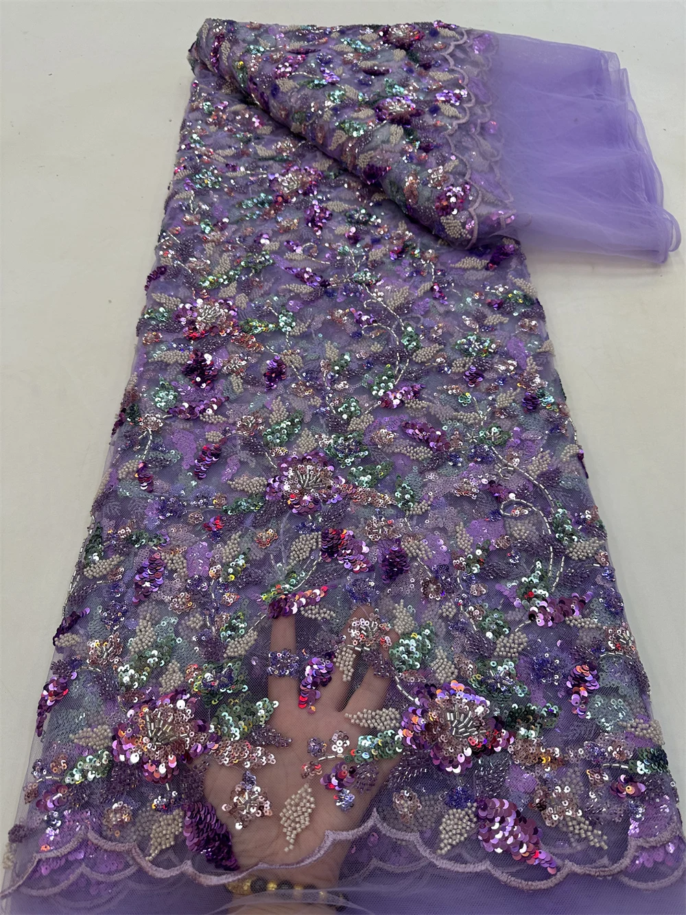 Latest African Laces 2023 High Quality Beaded Mesh Fabric Fashionable Tulle Embroidery French Net Lace Sequins Material QF0819
Latest African Laces 2023 High Quality Beaded Mesh Fabric Fashionable Tulle Embroidery French Net Lace Sequins Material QF0819