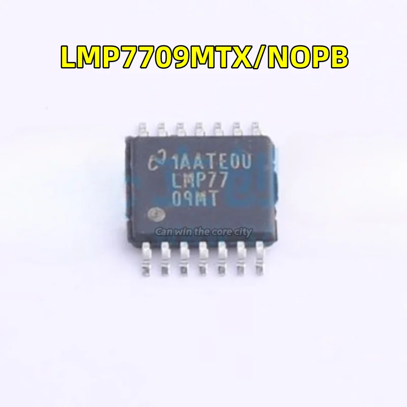 10 PCS / LOT LMP7709MTX / NOPB LMP7709MTX screen printing: LMP7709MT TSSOP-14 operational amplifier
10 PCS / LOT LMP7709MTX / NOPB LMP7709MTX screen printing: LMP7709MT TSSOP-14 operational amplifier