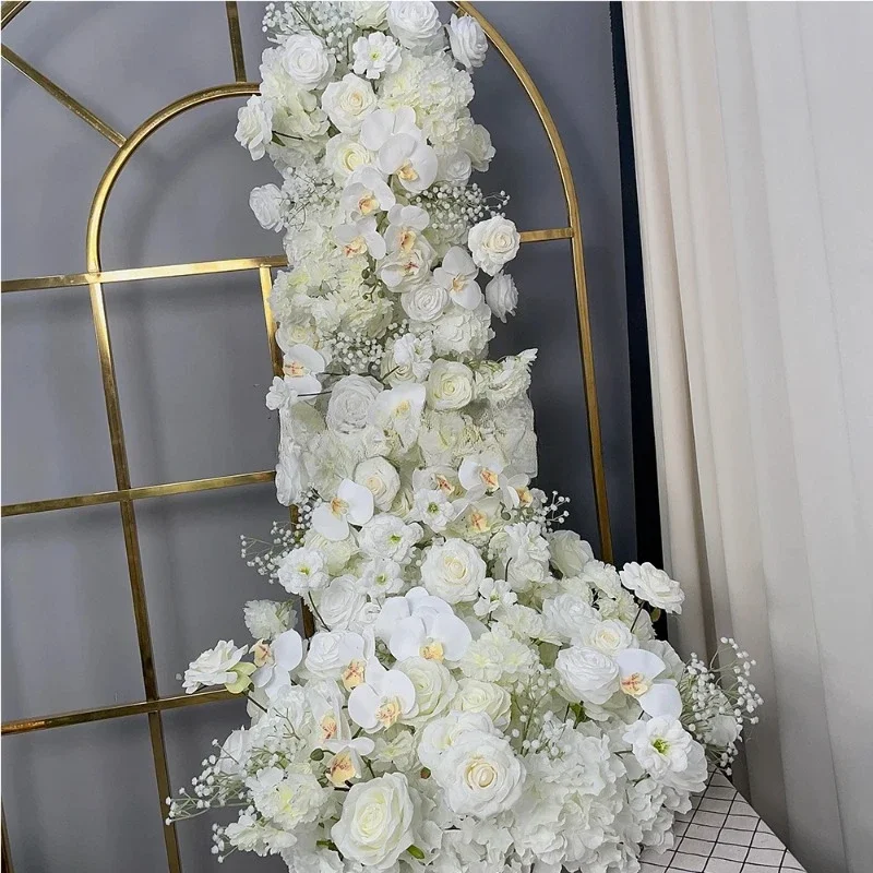 Wedding Party Supplies White Rose Baby Breath Floral Table Runner Artificial Flower Panel Sweetheart Table Decoration Flower
Wedding Party Supplies White Rose Baby Breath Floral Table Runner Artificial Flower Panel Sweetheart Table Decoration Flower