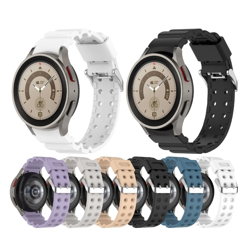 Smartwatch Silicone Bracelets Strap Sweatproof Wristband for Samsung Galaxy Watch 6/4 classic Watch 5 pro watch 3 41mm Band Belt
Smartwatch Silicone Bracelets Strap Sweatproof Wristband for Samsung Galaxy Watch 6/4 classic Watch 5 pro watch 3 41mm Band Belt