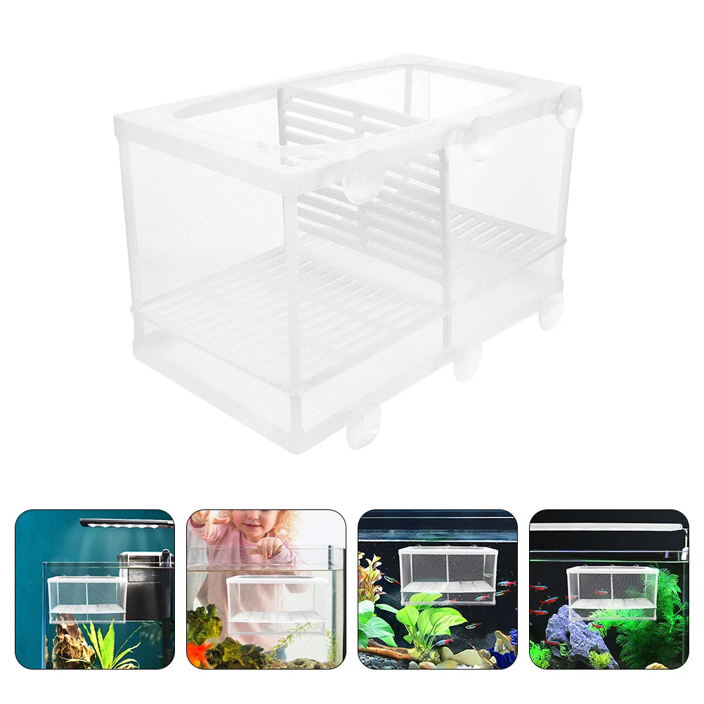 Fry Hatching Box Betta Fish Tanks Aquarium Breeding Case Nursery with Suction Cup Separator Divider Hatchery Nylon Accessory
Fry Hatching Box Betta Fish Tanks Aquarium Breeding Case Nursery with Suction Cup Separator Divider Hatchery Nylon Accessory