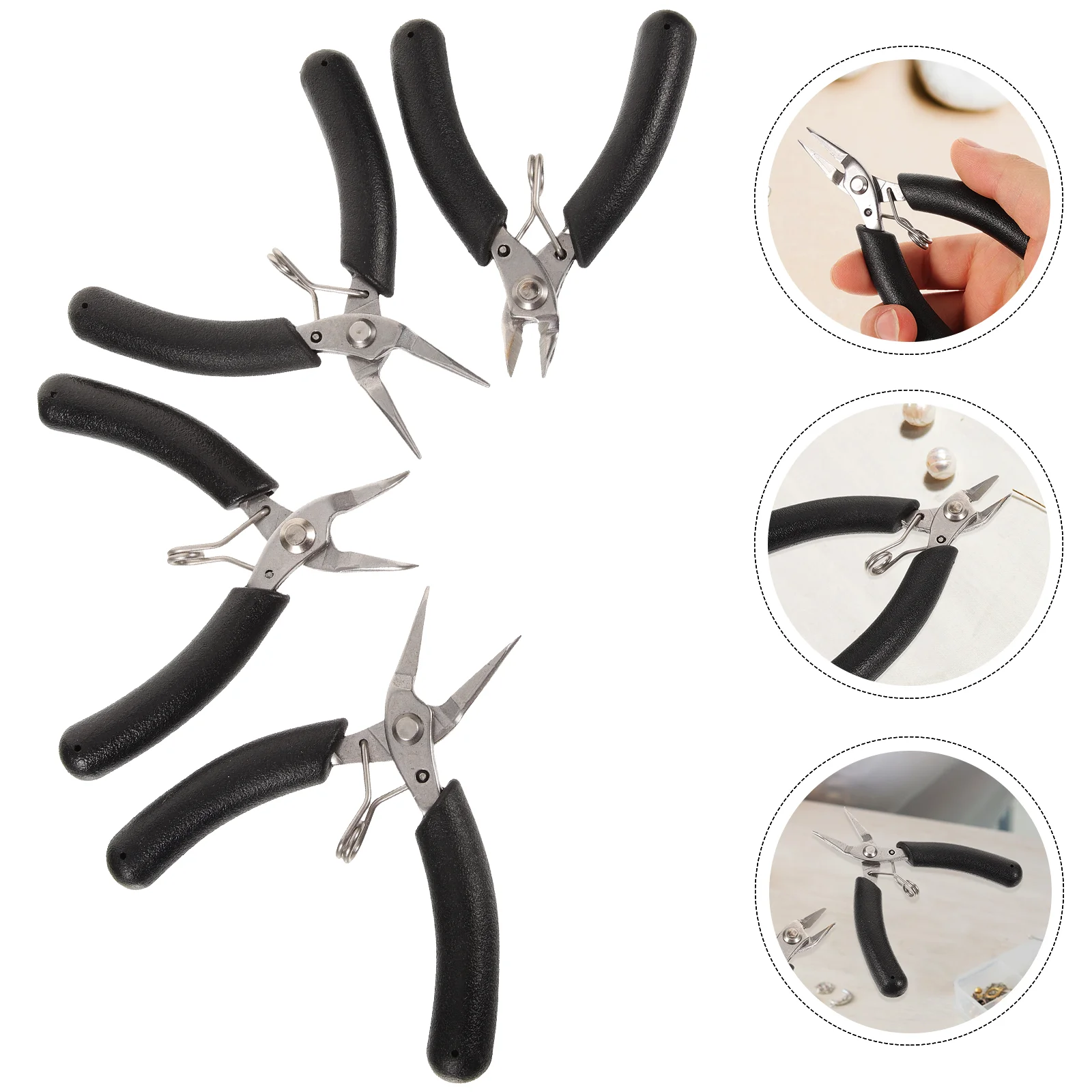 4Pcs Jewelry Plier Craft Cutting Plier Crafting Jewelry Making Tool Handmade Plier
4Pcs Jewelry Plier Craft Cutting Plier Crafting Jewelry Making Tool Handmade Plier
