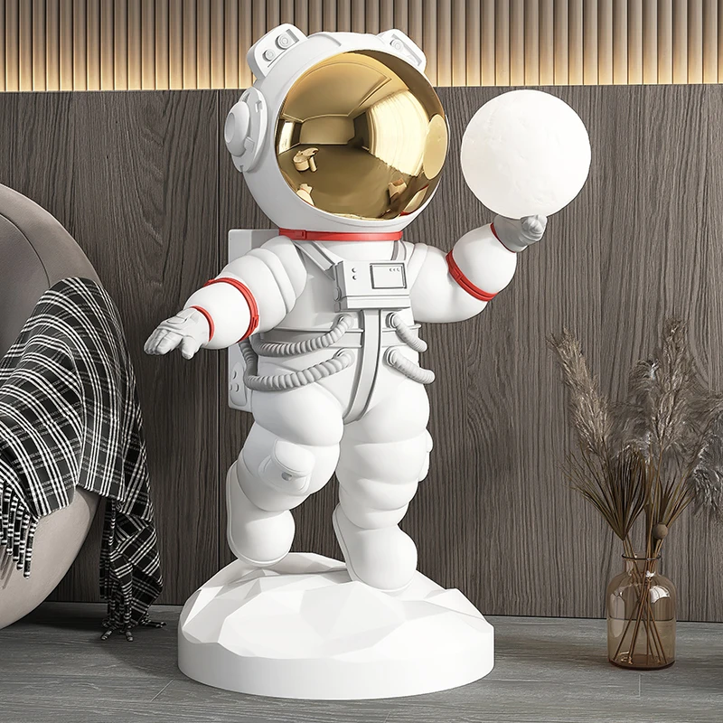 Astronaut Statue Luminous Ornaments Nordic Style Home Decor Sculptures Indoor Furniture Living Room Decorative Cartoon Statues
Astronaut Statue Luminous Ornaments Nordic Style Home Decor Sculptures Indoor Furniture Living Room Decorative Cartoon Statues