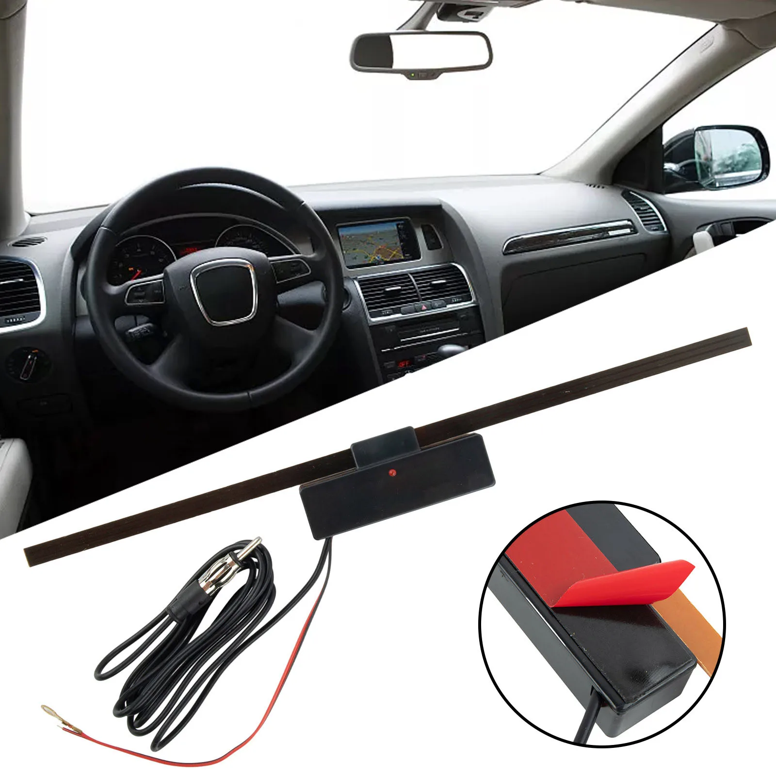 Mount Adhesive FM Radio Antenna Antenna 12V 75O Amplify FM Signals FM-AM-LW-SW UHF CH14 - 62 Most Vehicle Truck
Mount Adhesive FM Radio Antenna Antenna 12V 75O Amplify FM Signals FM-AM-LW-SW UHF CH14 - 62 Most Vehicle Truck