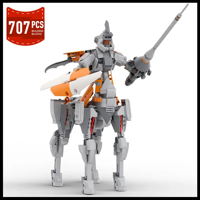 MOC Robot Horse Mechanical Beast Idea Set Model Building Blocks Mech Soldier Warrior Assemble Toys Bricks Xmas Gifts
MOC Robot Horse Mechanical Beast Idea Set Model Building Blocks Mech Soldier Warrior Assemble Toys Bricks Xmas Gifts