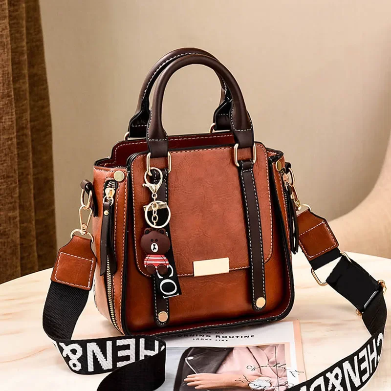 

Fashion PU Leather Ladies HandBags Women Messenger Totes Crossbody Shoulder Bag Boston Hand Hot Sale Bolsa Feminina