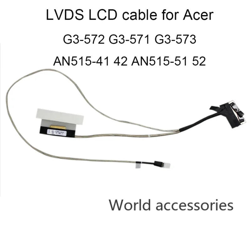 

New Computer cables C5PRH LCD EDP CABLE for Acer Helios 300 G3 572 571 Nitro 5 AN515 41 42 51 52 DC02002VR00 30 pin
