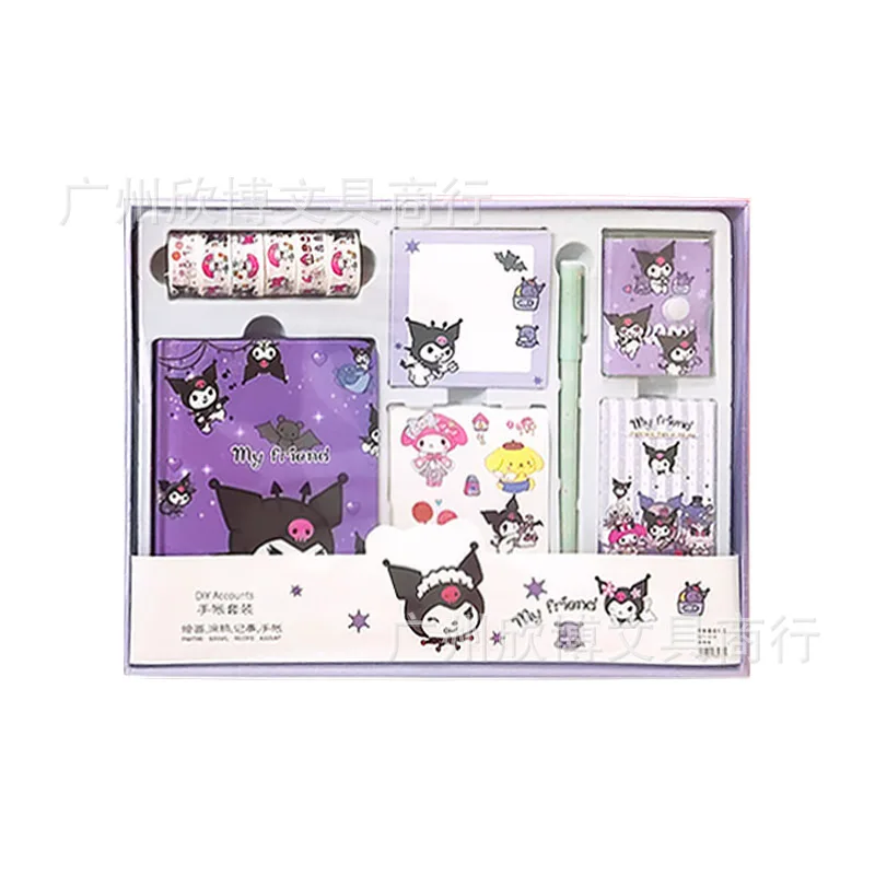 Набор канцелярских принадлежностей MINISO Sanrio Kawaii Mymelody Kuromi Cinnamoroll, Студенческая мультяшная ручная наклейка, зеркальная подарочная коробка
Набор канцелярских принадлежностей MINISO Sanrio Kawaii Mymelody Kuromi Cinnamoroll, Студенческая мультяшная ручная наклейка, зеркальная подарочная коробка