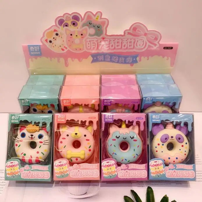 12 pcs/lot Cartoon Unicorn Donut Eraser Kawaii Panda Animal Writing Drawing Rubber Pencil Erasers School Office Supplies
12 pcs/lot Cartoon Unicorn Donut Eraser Kawaii Panda Animal Writing Drawing Rubber Pencil Erasers School Office Supplies