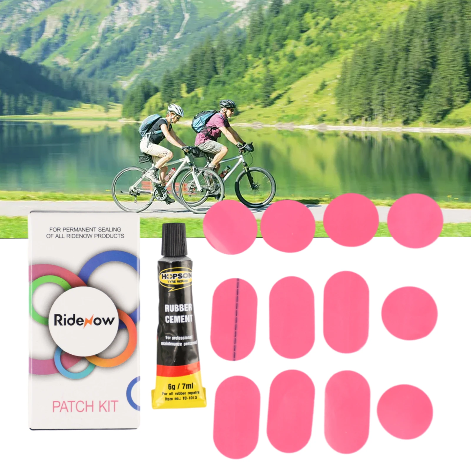 1 Set Bicycle Inner Tube Patch Repair Tool Long Distance Riding Equipment Patch Bike Tire 26 27.5 29er Tubeless Mtb
1 Set Bicycle Inner Tube Patch Repair Tool Long Distance Riding Equipment Patch Bike Tire 26 27.5 29er Tubeless Mtb
