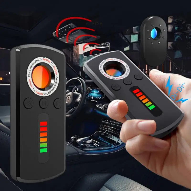 Mini Hidden Camera Detector Anti Spy Gadget Professional Hunter Wireless Signal Car GPS Infrared Search Wiretapping Bug Devices
Mini Hidden Camera Detector Anti Spy Gadget Professional Hunter Wireless Signal Car GPS Infrared Search Wiretapping Bug Devices