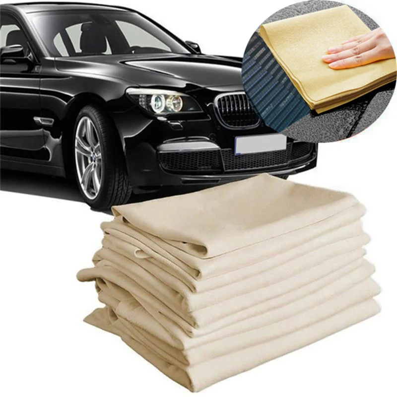 25x40cm Natural Chamois Leather Car Detailing Towel Auto Washing Suede Absorbent Cleaning Cloth Clean Deerskin Quick Dry Towel
25x40cm Natural Chamois Leather Car Detailing Towel Auto Washing Suede Absorbent Cleaning Cloth Clean Deerskin Quick Dry Towel