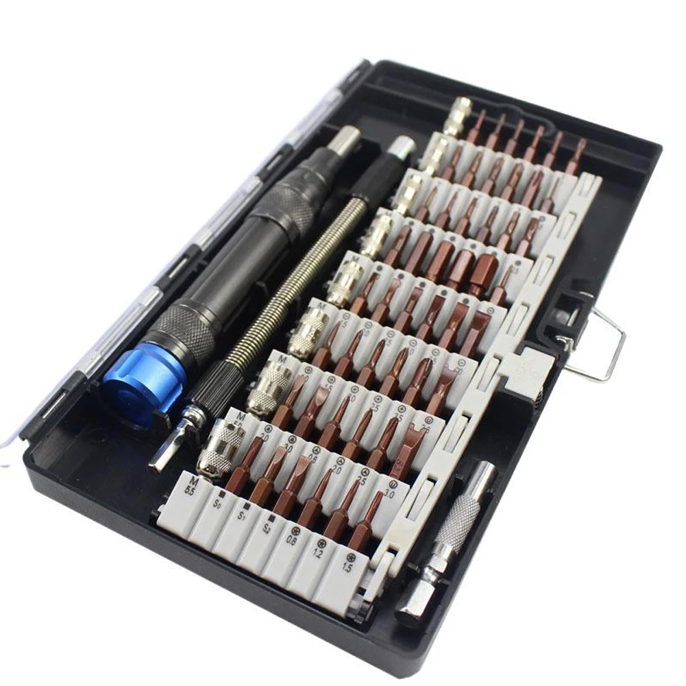 60 In 1 Precision Slotted Cross Screwdrivers Set For Repair Mobile Phone PDA PC Electronic Devices Repair Hand Tool
60 In 1 Precision Slotted Cross Screwdrivers Set For Repair Mobile Phone PDA PC Electronic Devices Repair Hand Tool
