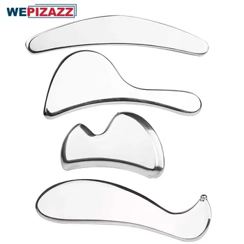 스테인레스 스틸 Gua Sha 근육 스크레이퍼 도구, 스크래핑 마사지 도구, 흉터 조직 IASTM 도구, 근막 스크레이퍼, 부드러운 조직 마사지 도구
