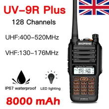 ML1 UV-9R Plus IP67 Waterproof UHF/VHF Walkie Talkie Two Way Radio +Earpiece 
ML1 UV-9R Plus IP67 Waterproof UHF/VHF Walkie Talkie Two Way Radio +Earpiece
