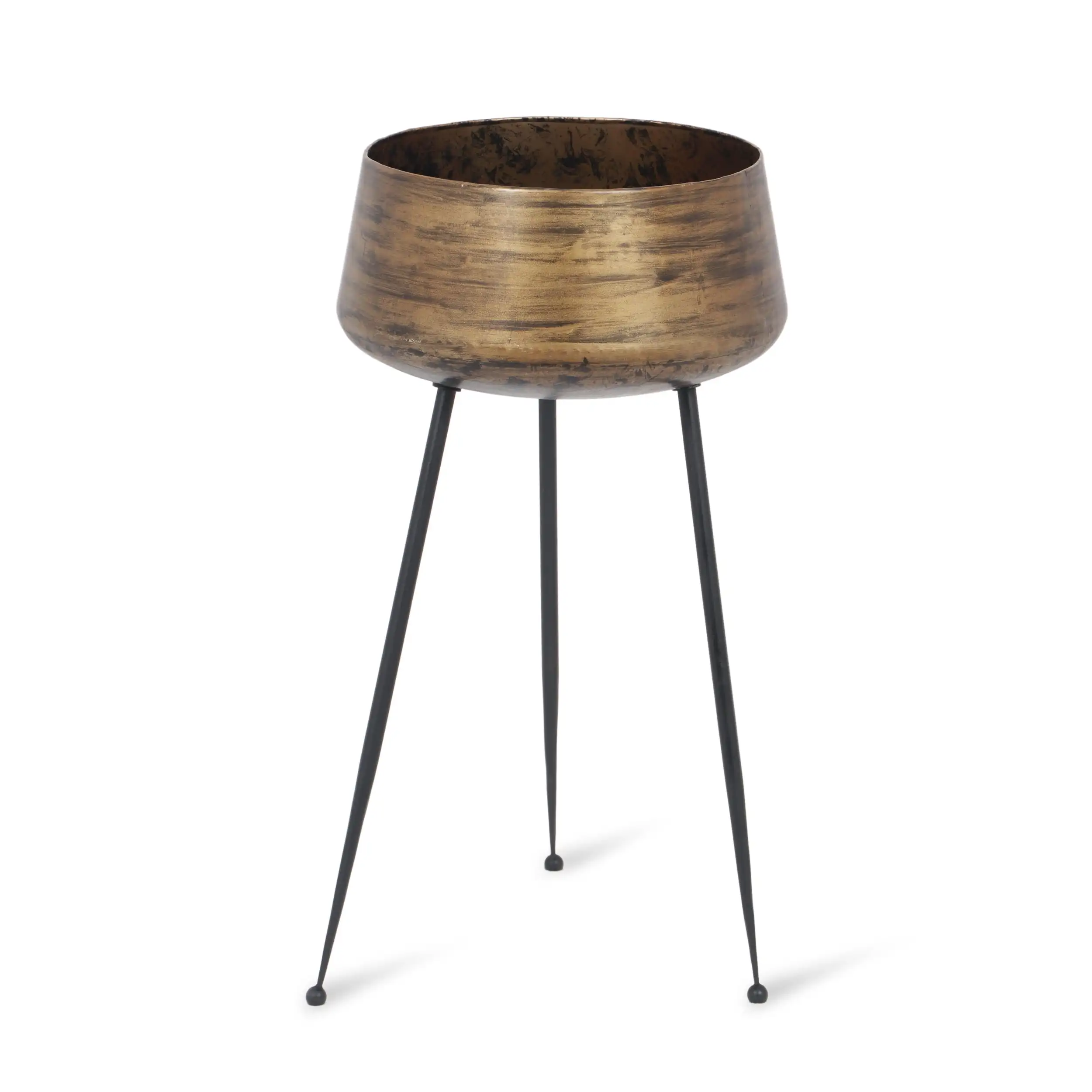 Noble House Caily High Load-bearing Strong Stable and Durable Metal Handcrafted Tripod Planter, Antique Brass and Black
Noble House Caily High Load-bearing Strong Stable and Durable Metal Handcrafted Tripod Planter, Antique Brass and Black