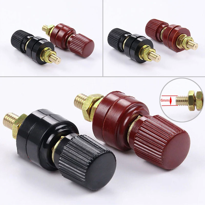 2Pcs 6mm Brass Stud And Nuts Premium Remote Battery Power Junction Post Connector Terminal Kits Hardware Parts
2Pcs 6mm Brass Stud And Nuts Premium Remote Battery Power Junction Post Connector Terminal Kits Hardware Parts