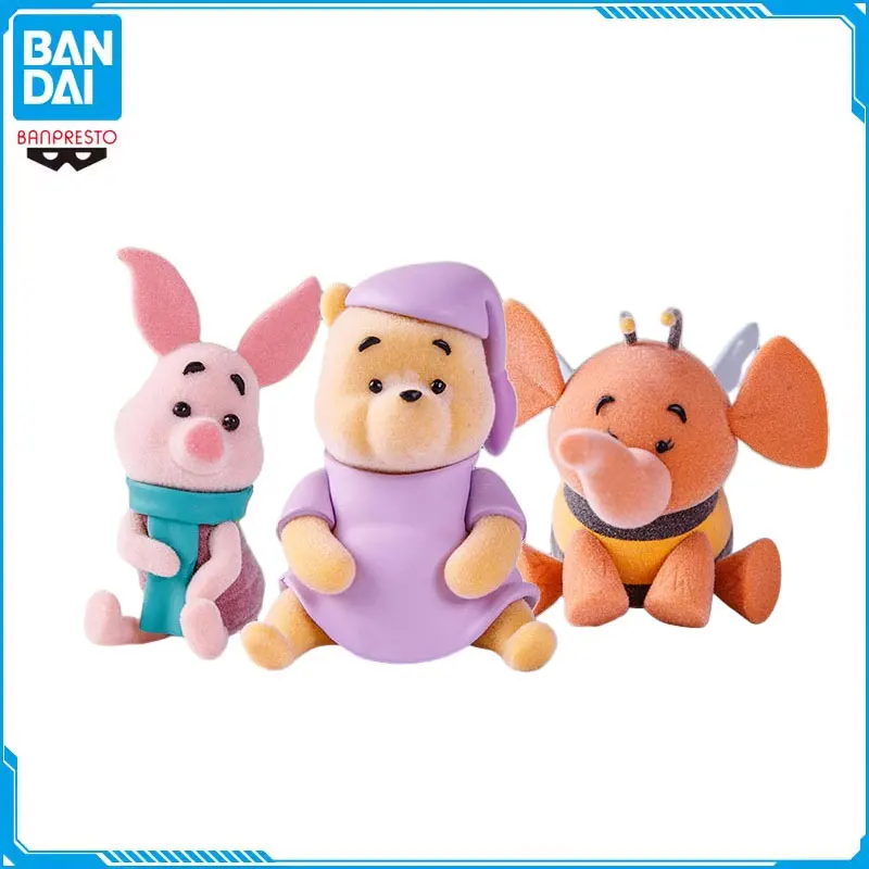 Original BANDAI Winnie The Pooh Flocking Figures Piglet Lumpy Pooh Bear Action Figures Classical Decoration Model Toys Kid Gifts
Original BANDAI Winnie The Pooh Flocking Figures Piglet Lumpy Pooh Bear Action Figures Classical Decoration Model Toys Kid Gifts