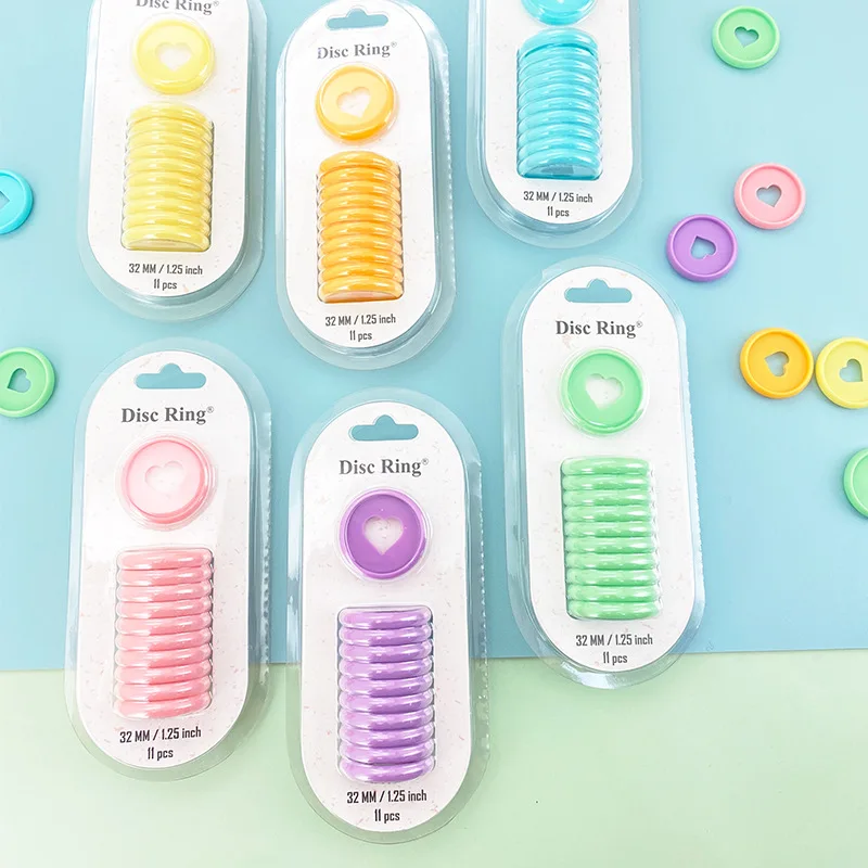 Macaron Color Love Mushroom Hole Notebook Loose-leaf Binding Ring Three Specifications Plastic Binding Ring Buckle
Macaron Color Love Mushroom Hole Notebook Loose-leaf Binding Ring Three Specifications Plastic Binding Ring Buckle