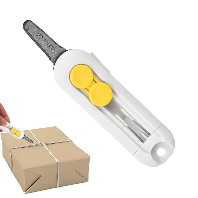 Box Cutter Retractable Mini Box Opener Magnet Box Cutter Retractable Razor Safety Lock Box Cutter For Cartons Cardboard Boxes
Box Cutter Retractable Mini Box Opener Magnet Box Cutter Retractable Razor Safety Lock Box Cutter For Cartons Cardboard Boxes