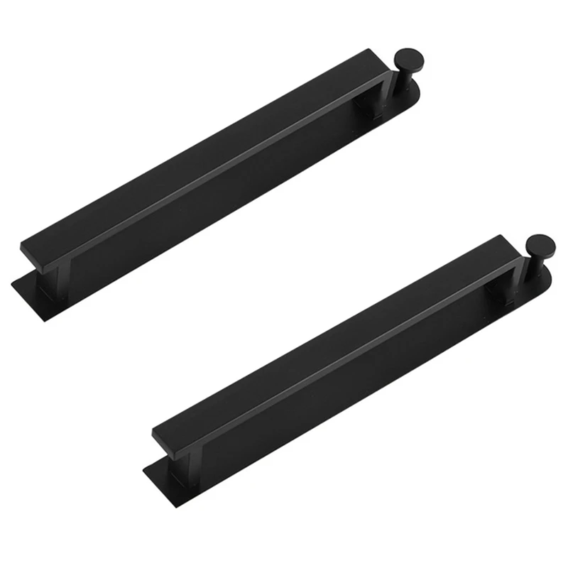 2PCS No Drilling Self-Adhesive Towel Rail Black Stainless Steel Bath Towel Holder Adhesive With Hooks
2PCS No Drilling Self-Adhesive Towel Rail Black Stainless Steel Bath Towel Holder Adhesive With Hooks
